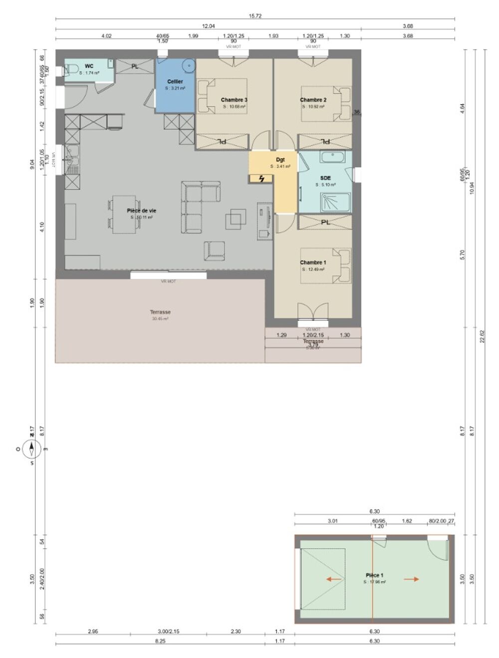 MAISON À CONSTRUIRE DE 97 M² IDÉALEMENT SITUÉE À ALLEINS....
