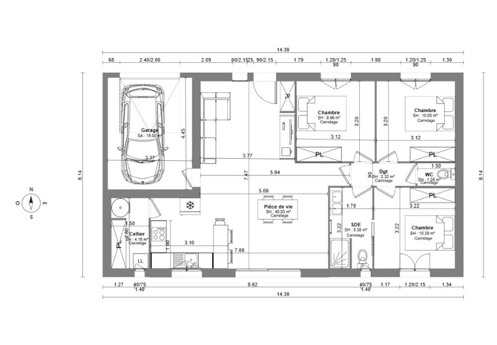 vente Maison - 4 pièce(s) - 85 m² Cessenon-sur-Orb (34460)