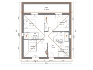  Maison à vendre 4 pièces 94 m²