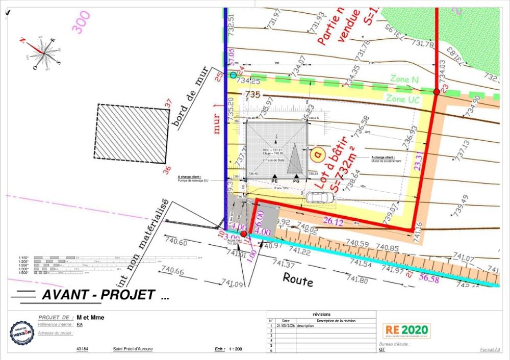 MAISON À CONSTRUIRE DE 110 M² À SAINT-FERRÉOL-D'AUROURE,....