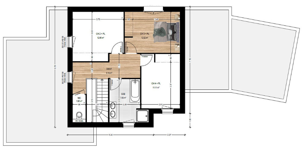 vente Maison - 5 pièce(s) - 145 m² Chalonnes-sur-Loire (49290)