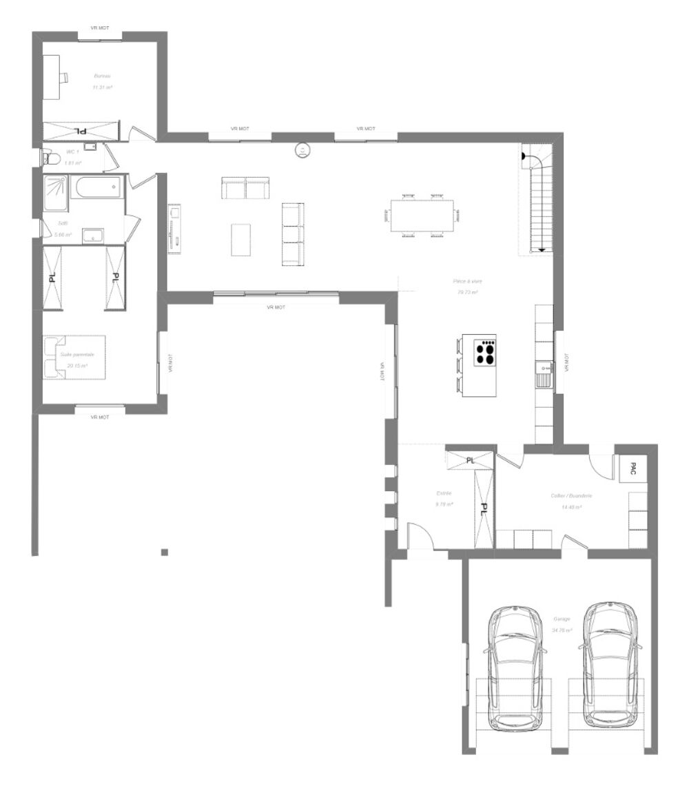 MAISON À CONSTRUIRE DE 200 M² PROCHE DE CHÂTEAUROUX, 5 P....