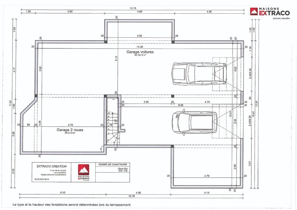 MAISON À CONSTRUIRE DE 200 M² IDÉALEMENT SITUÉE À LA NOË....