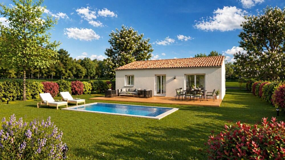 Maison neuve de 4 pièces (80 m²) à construire à Saint-Qu....