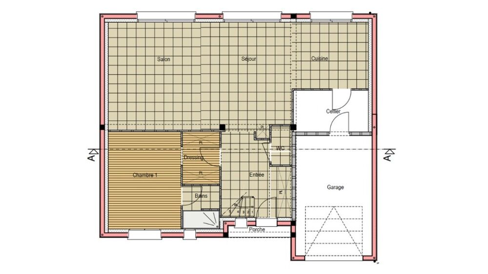 VENTE : maison de 7 pièces (133 m²) à Saint-Mars-d'Outil....