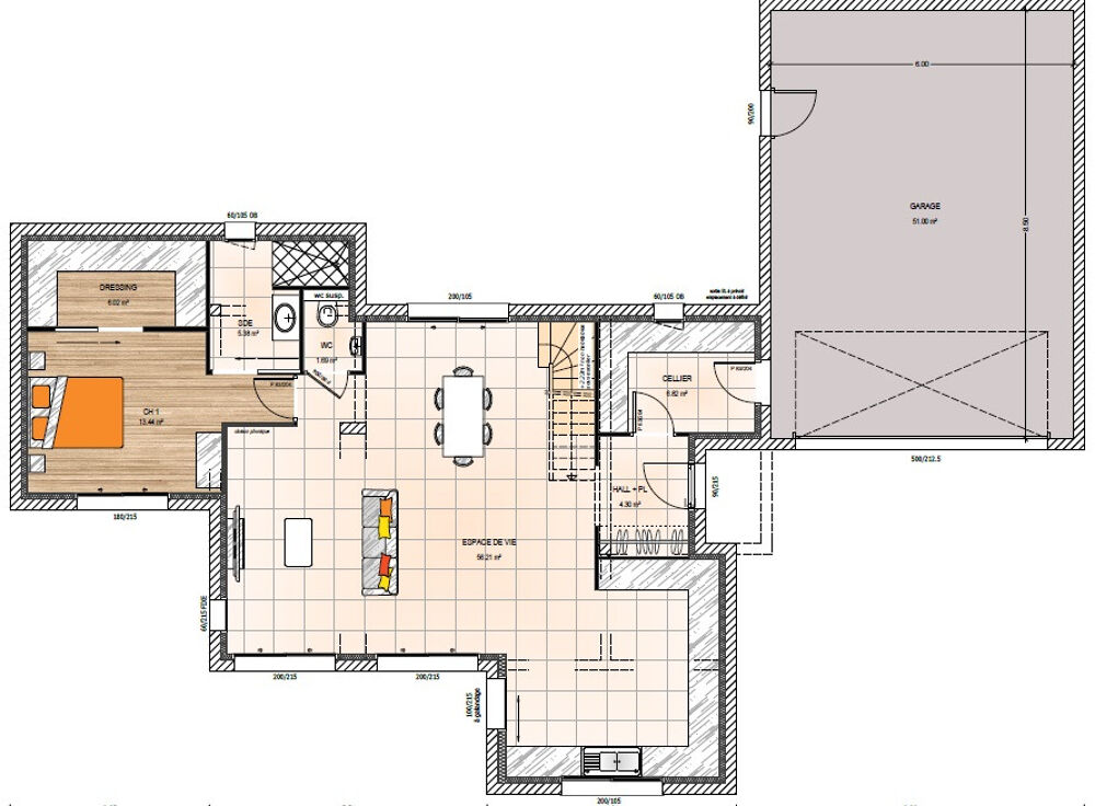 MAISON À CONSTRUIRE DE 149 M² IDÉALEMENT SITUÉE À MONTRE....