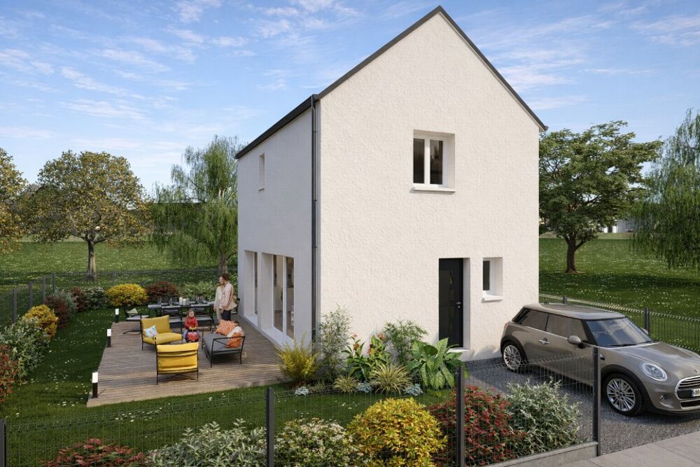 Maison à construire compacte de 70 m² offrant deux belle....