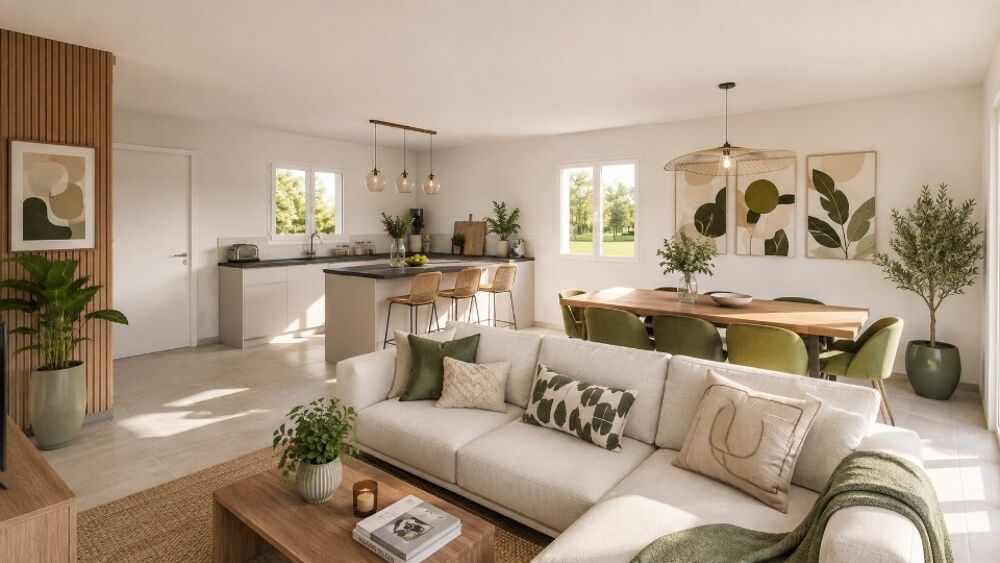 Villa neuve à construire à Blauzac 3 pièces sur 400 m2 d....