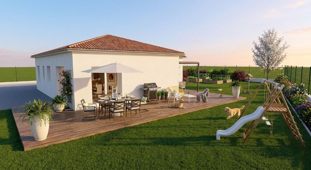 PROJET VILLA EN L DE 93 m² À SAINT-MARCEL-LÈS-VALENCE<BR....