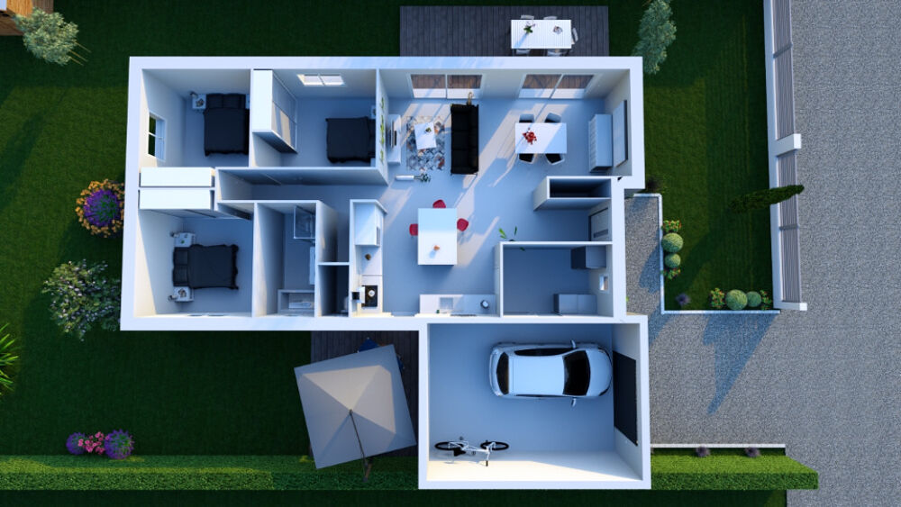 VENTE : maison de 4 pièces (95 m²) à Changé Idéaleme....