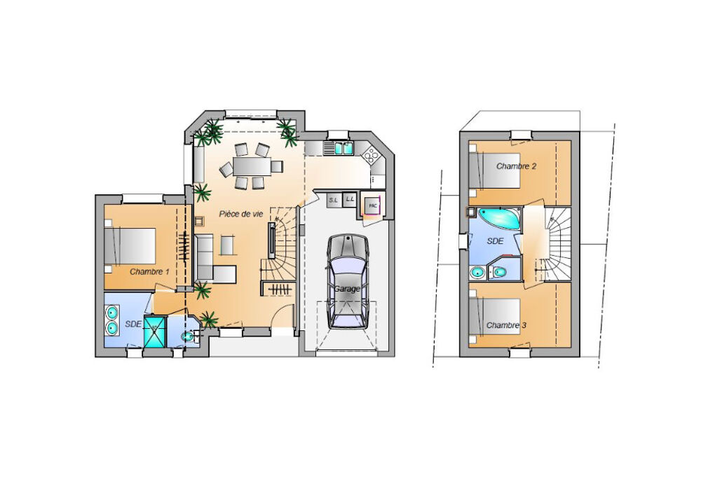 vente Maison - 5 pièce(s) - 87 m² Saint-Étienne-du-Bois (85670)