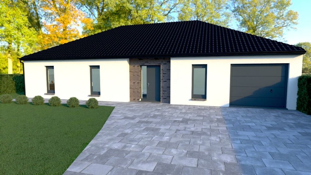 Maison de plain-pied de 130m2 avec garage à construire à....