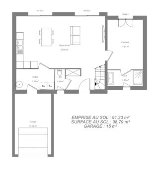  Maison  vendre 4 pices 90 m