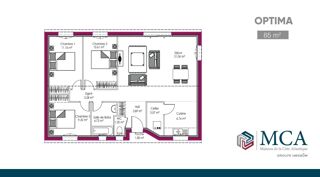  Maison à vendre 3 pièces 65 m²