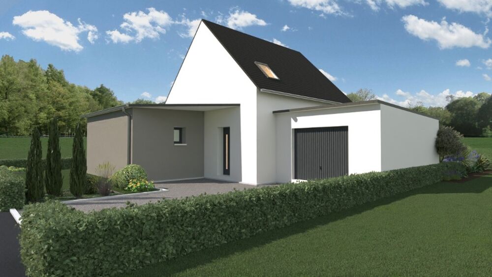 MAISON NEUVE À MOLAC AVEC 95 M² HABITABLES ET 4 PIÈCES<B....