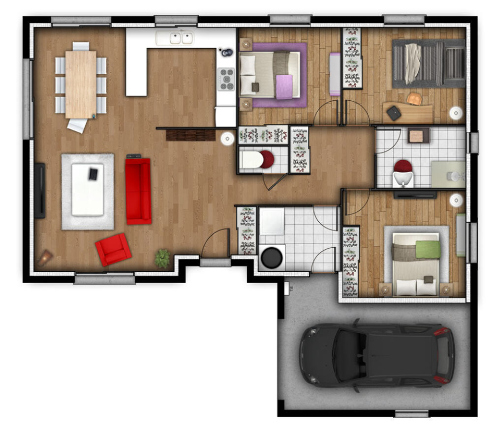 MAISON À CONSTRUIRE 4 PIÈCES 93 M² PROCHE DE DIEPPE ....