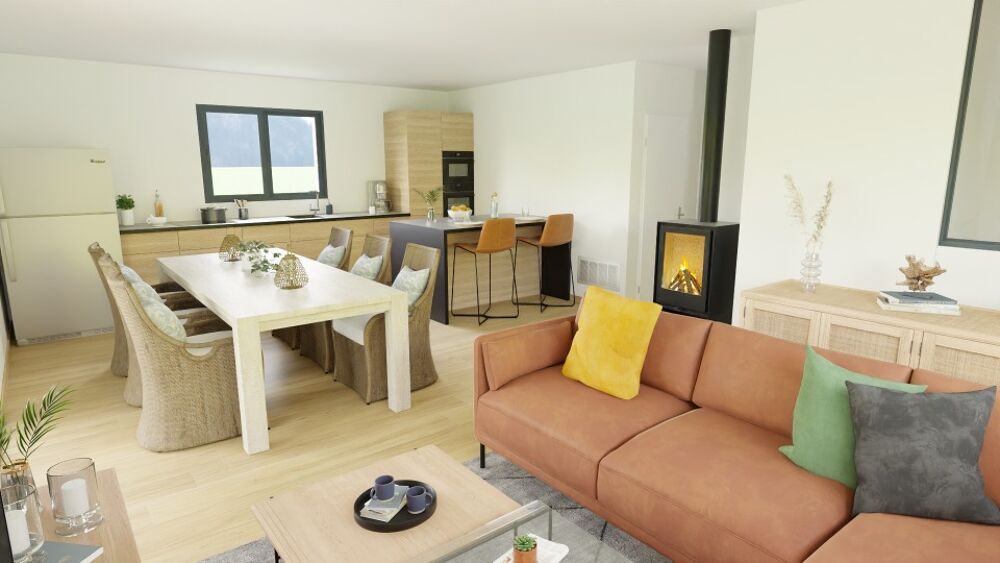 MAISON À CONSTRUIRE DE 85 M² À CHALAMONT, 4 PIÈCES, PROC....