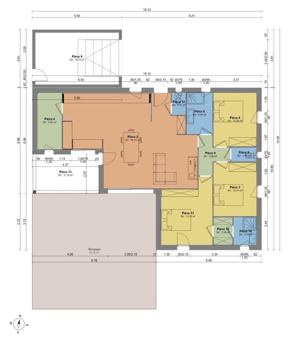 vente Maison - 6 pi�ce(s) - 100 m� Anc�ne (26200)