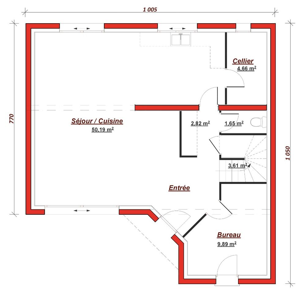 Maison a louer fontenay-aux-roses - 5 pièce(s) - 140 m2 - Surfyn