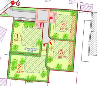  Terrain � vendre 500 m�