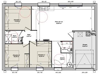  Maison  vendre 2 pices 61 m