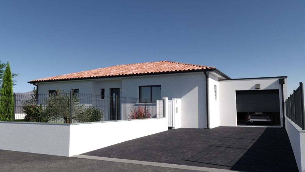 Découvrez cette maison contemporaine de plain-pied de pl....