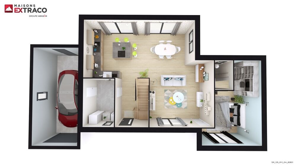 vente Maison - 6 pièce(s) - 125 m² Saint-Aubin-lès-Elbeuf (76410)