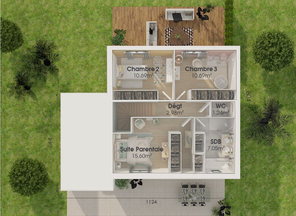 vente Maison - 5 pièce(s) - 100 m² Montarnaud (34570)
