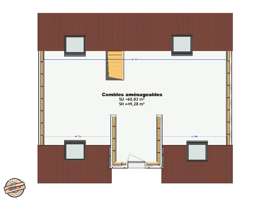 vente Maison - 3 pièce(s) - 117 m² Bueil (27730)