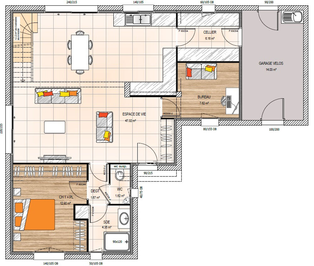 vente Maison - 6 pièce(s) - 125 m² Juigné-sur-Loire (49610)