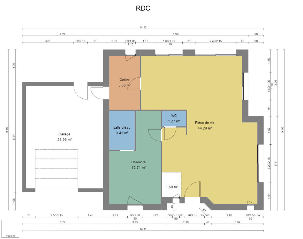 vente Maison - 5 pièce(s) - 110 m² Laigné-en-Belin (72220)
