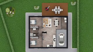  Maison  vendre 3 pices 69 m