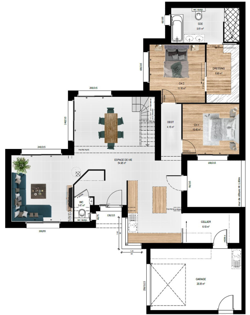 MAISON À CONSTRUIRE DE 134 M² PROCHE D'ANGERS A....