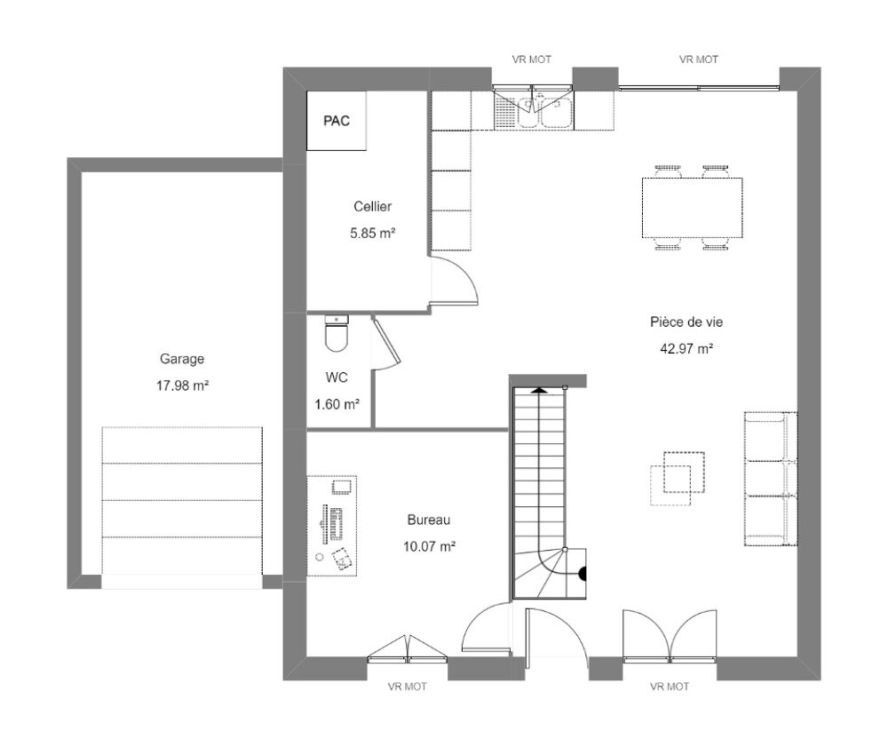 MAISON À CONSTRUIRE DE 97 M² À CHARENTILLY, PROCHE DE TO....