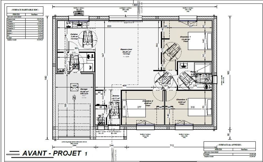vente Maison - 4 pièce(s) - 80 m² Bonchamp-lès-Laval (53960)
