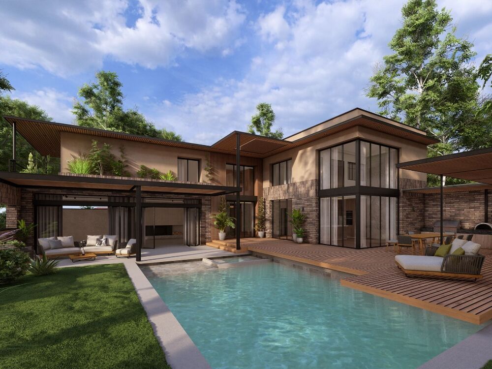 Projet de construction d'une maison de 280m2. Sous sol e....
