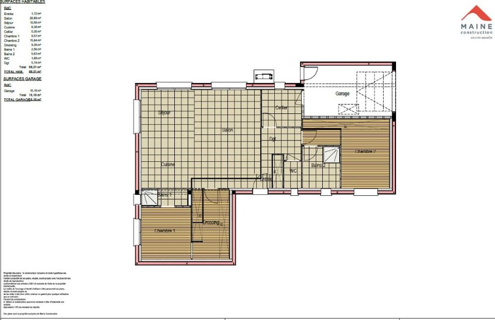 vente Maison - 3 pièce(s) - 99 m² Saint-Jean-d'Assé (72380)