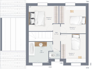  Maison à vendre 5 pièces 90 m²