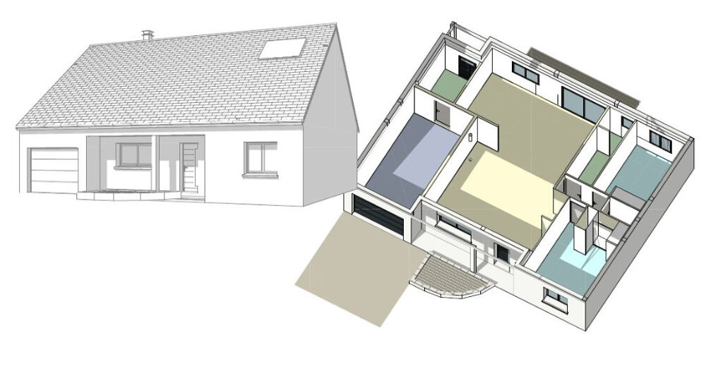 vente Maison - 2 pièce(s) - 104 m² Laigné-en-Belin (72220)
