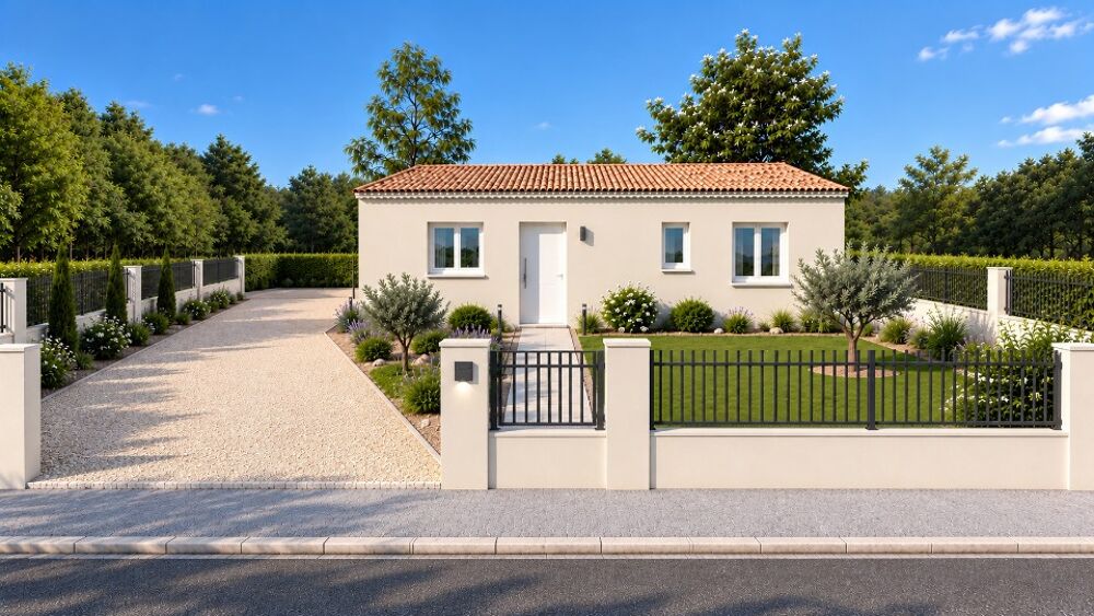 Villa neuve à construire à Blauzac 3 pièces sur 400 m2 d....