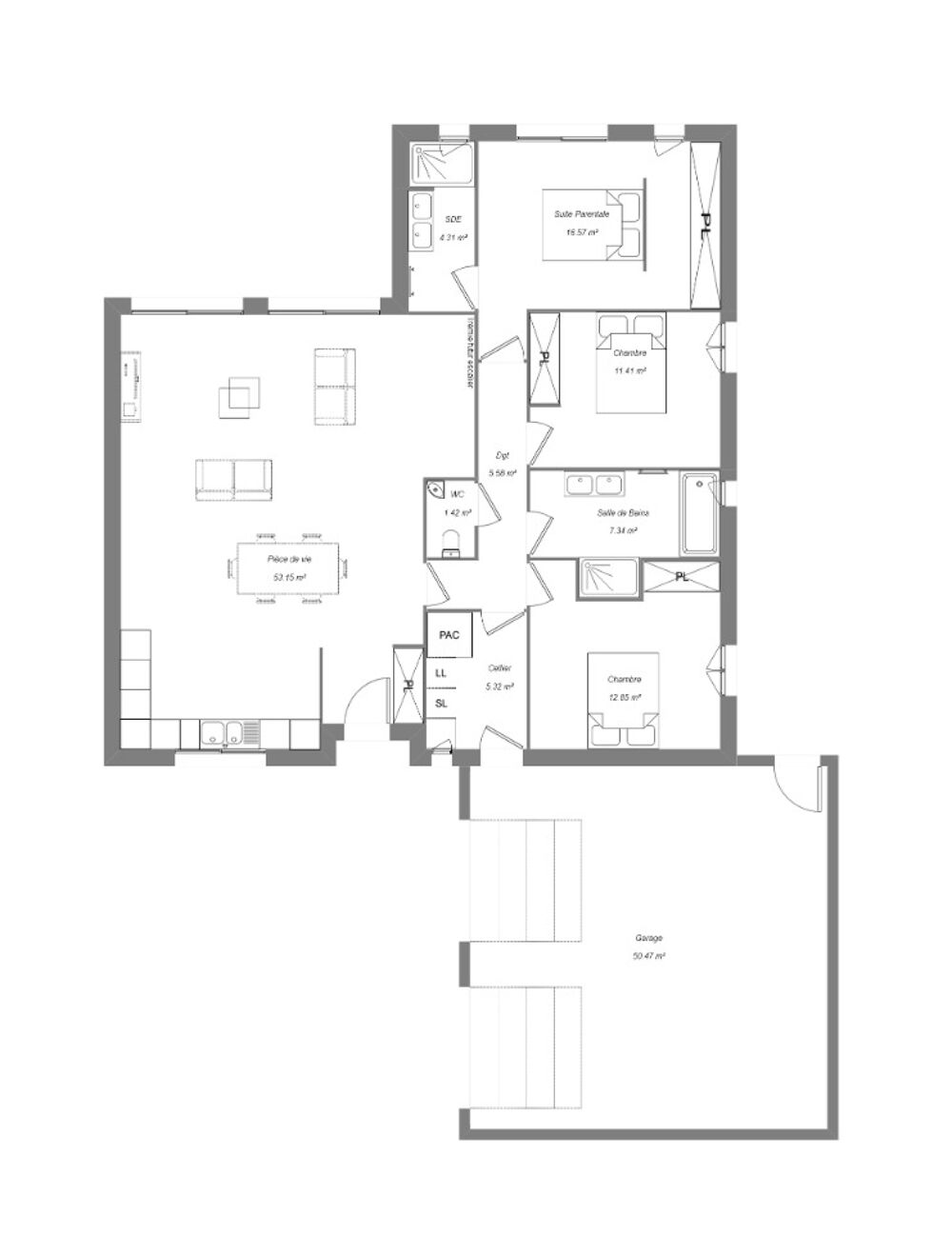 MAISON À CONSTRUIRE 4 PIÈCES 110 M² - EMPLACEMENT PRIVIL....