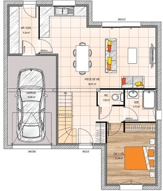 Maison à vendre 5 pièces 91 m²