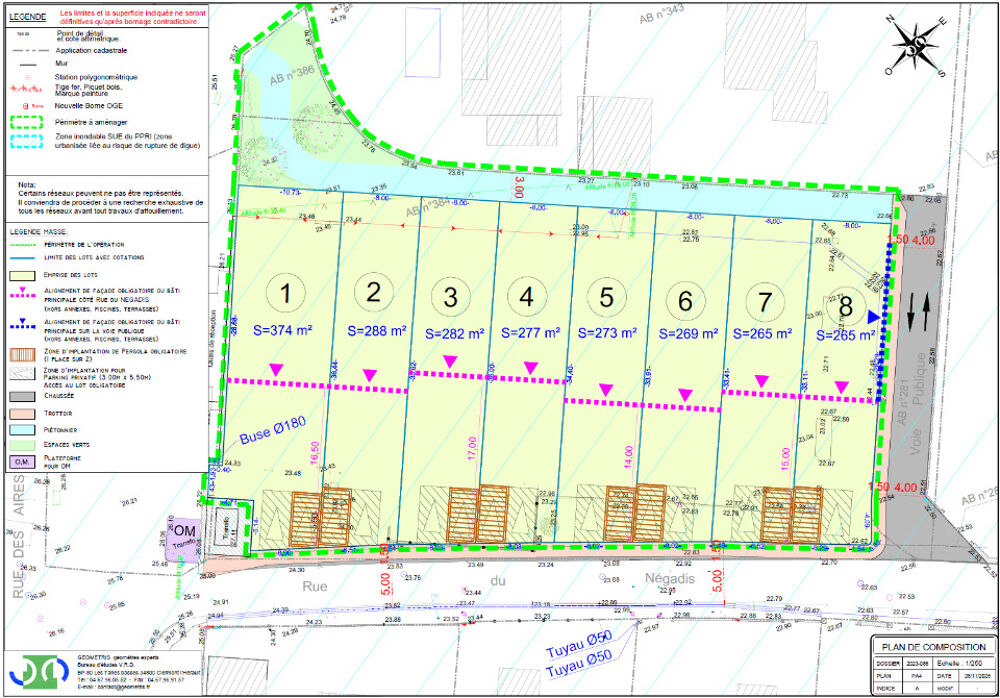 vente Terrain - 374 m² Usclas-d'Hérault (34230)