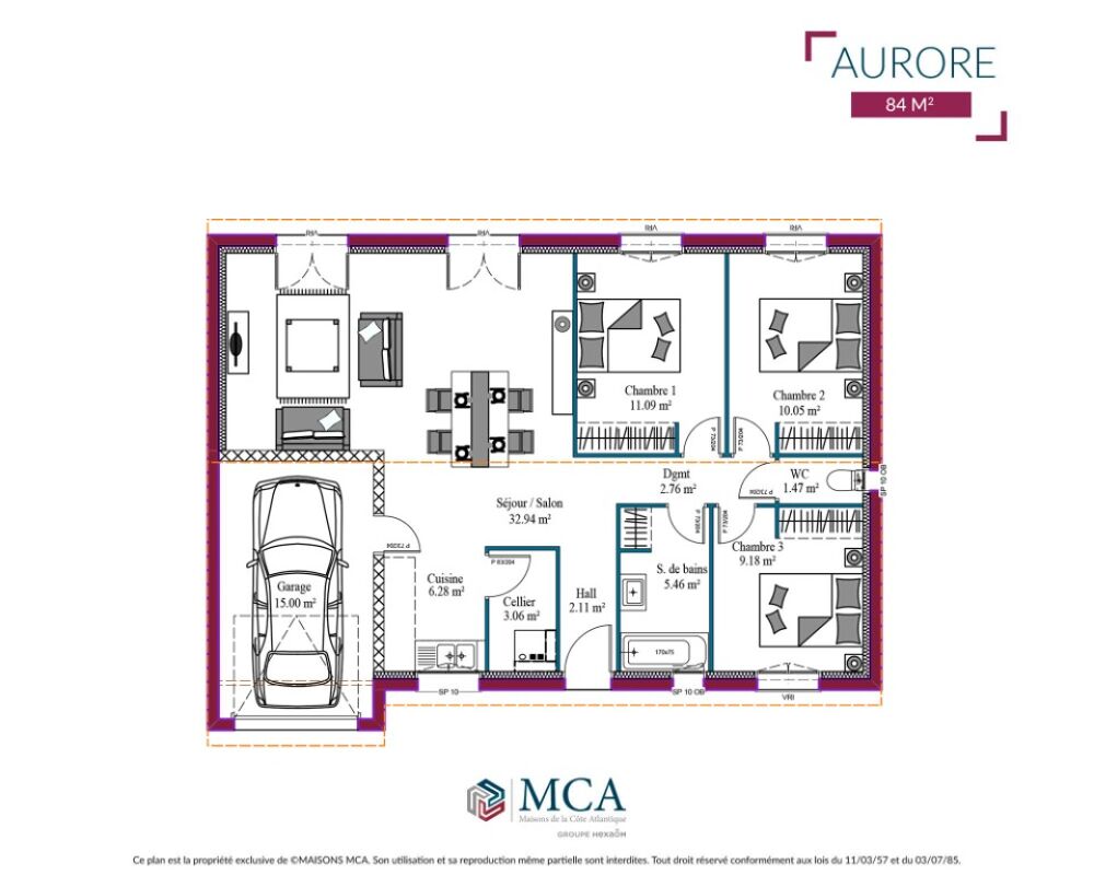 MAISON À CONSTRUIRE DE 90 M² IDÉALEMENT SITUÉE À MIOS, P....