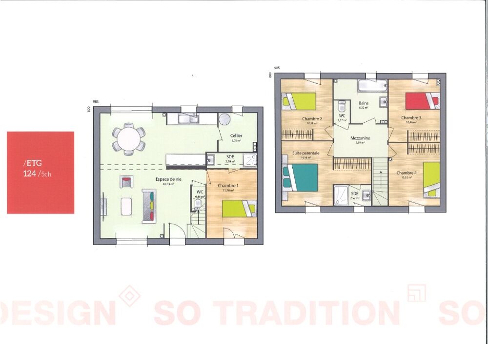 MAISON À CONSTRUIRE 124 M² À SAINT-FARGEAU-PONTHIERRY, 6....