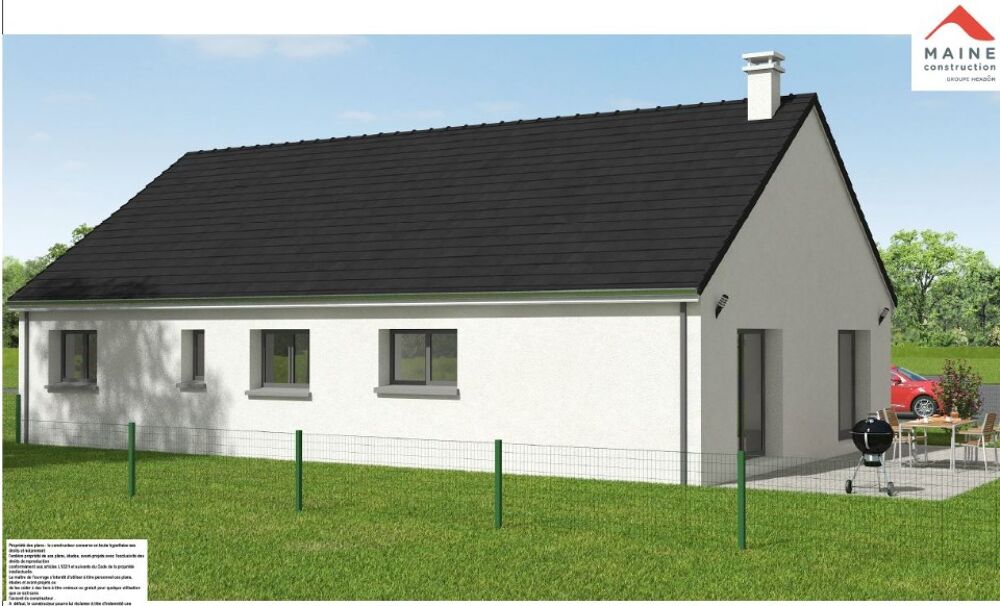 vente Maison - 4 pièce(s) - 94 m² Champagné (72470)
