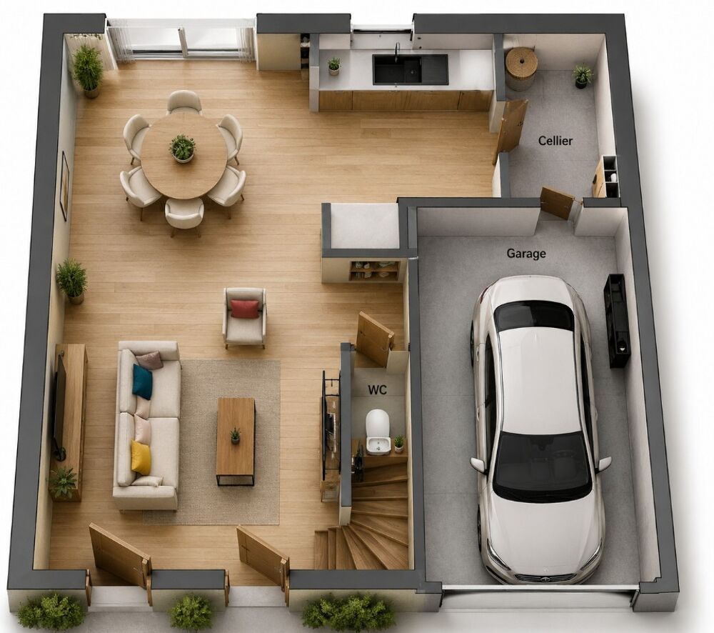 vente Maison - 6 pièce(s) - 89 m² Boissise-le-Roi (77310)