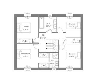  Maison à vendre 3 pièces 90 m²