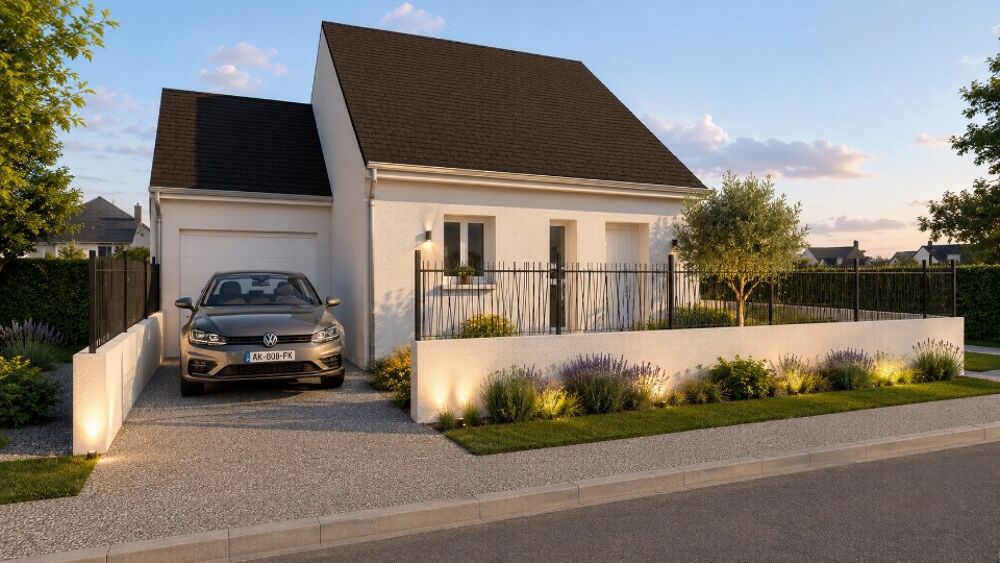 MAISON À CONSTRUIRE DE 50 M² AVEC 4 PIÈCES À MONNAIE, PR....