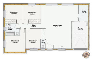  Maison 5 pi�ces 104 m� Osthouse